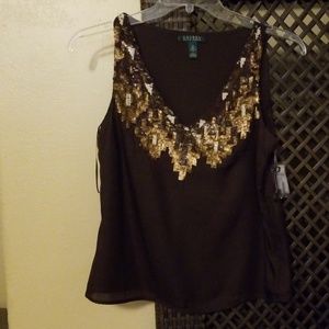 Lauren shirt. New with tags and extra sequins.